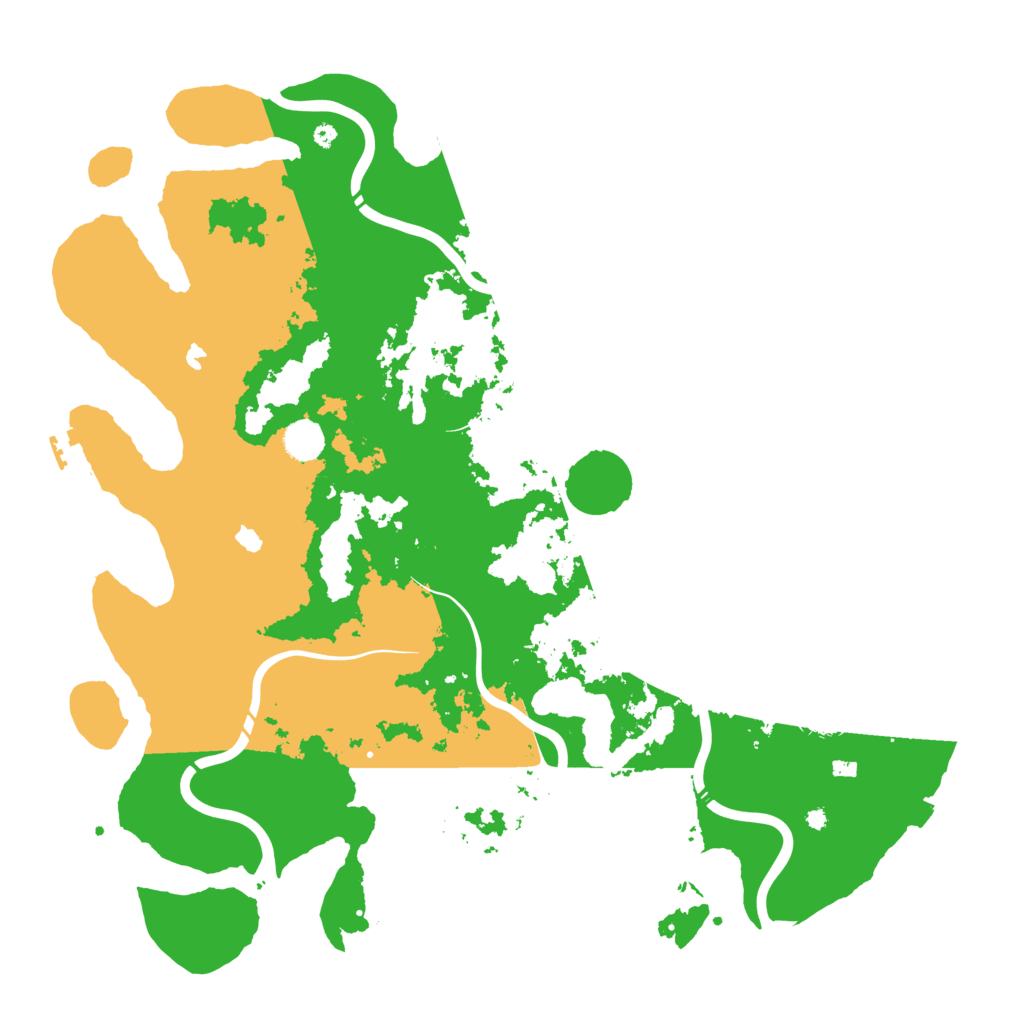 Biome Rust Map: Procedural Map, Size: 4500, Seed: 1889948126