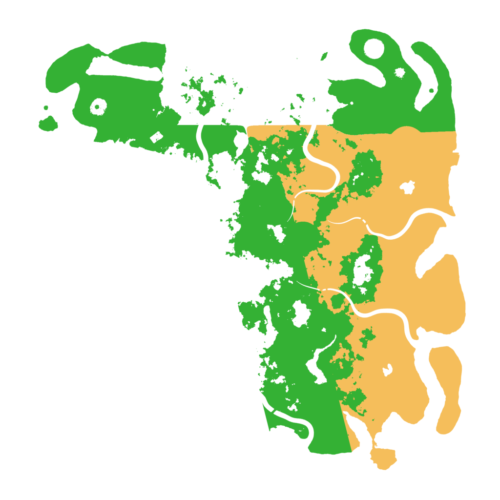 Biome Rust Map: Procedural Map, Size: 4500, Seed: 4682550