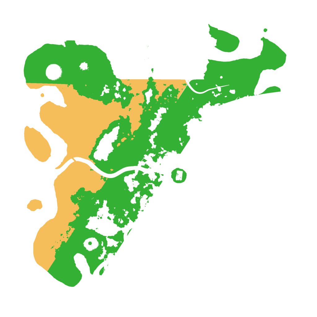 Biome Rust Map: Procedural Map, Size: 3500, Seed: 89176565