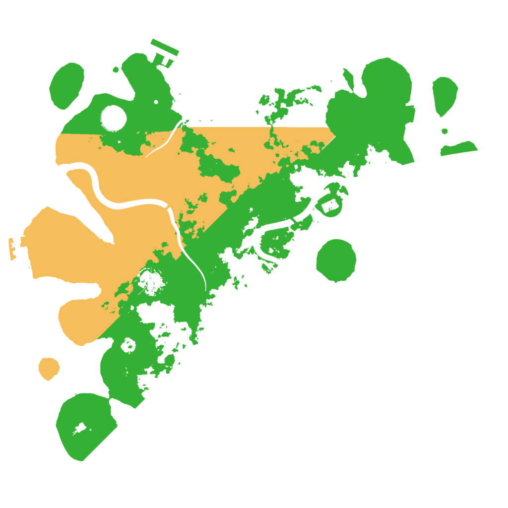 Biome Rust Map: Procedural Map, Size: 3500, Seed: 389546894