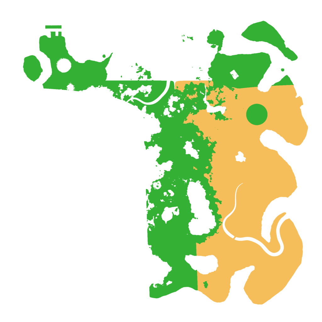 Biome Rust Map: Procedural Map, Size: 4000, Seed: 6549684