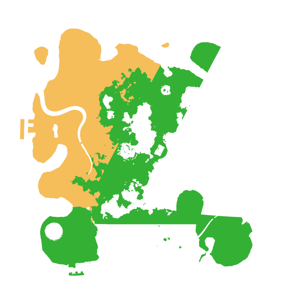 Biome Rust Map: Procedural Map, Size: 3000, Seed: 85000