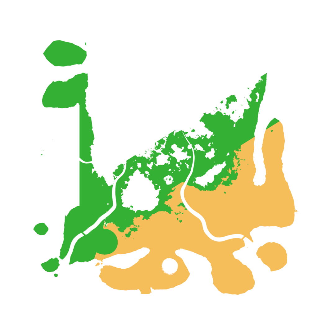Biome Rust Map: Procedural Map, Size: 3516, Seed: 420696767