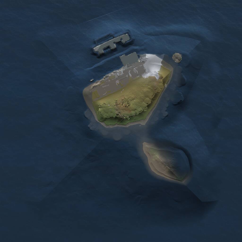 Rust Map: Procedural Map, Size: 1000, Seed: 298369743, 2 Monuments