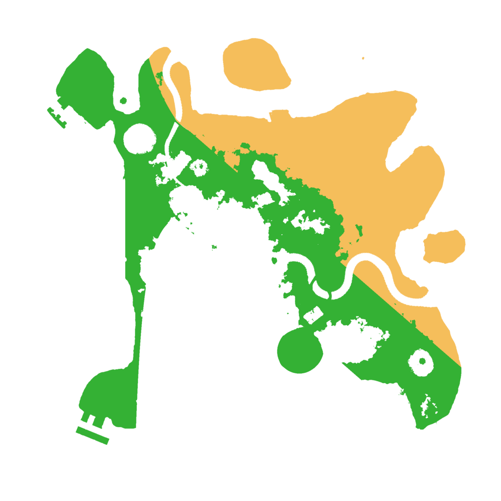 Biome Rust Map: Procedural Map, Size: 3000, Seed: 677777546