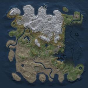 Thumbnail Rust Map: Procedural Map, Size: 4250, Seed: 1473499048, 16 Monuments