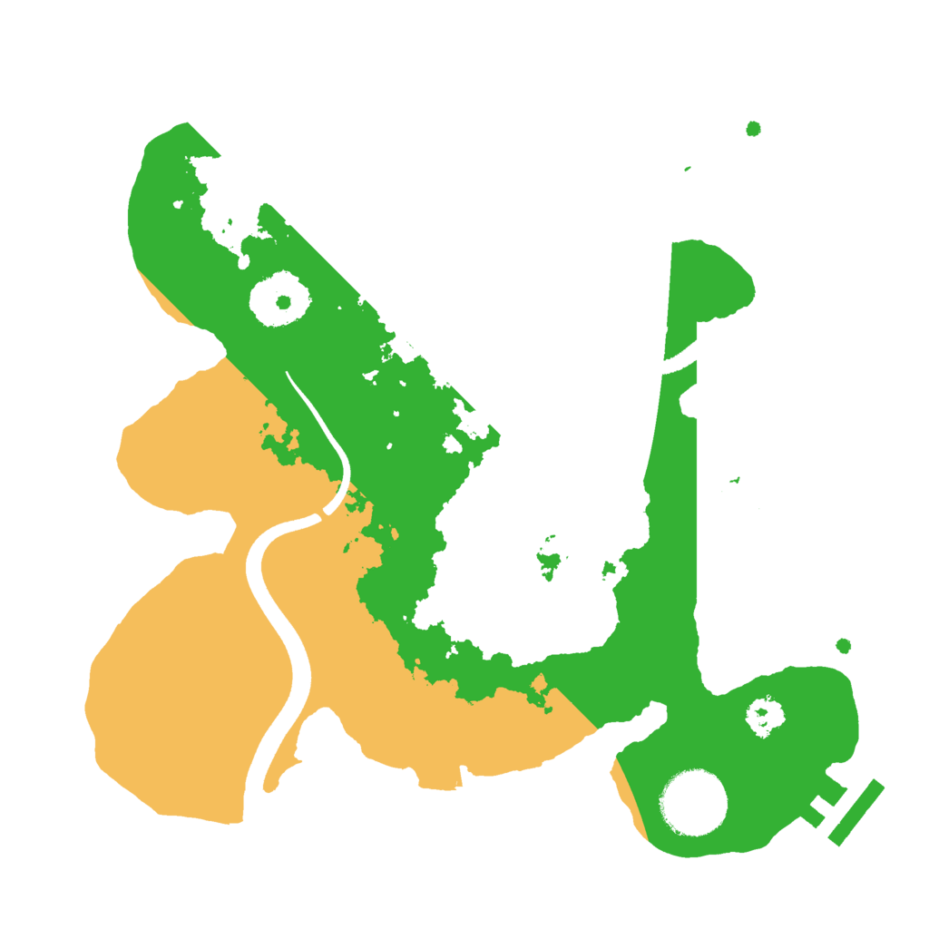 Biome Rust Map: Procedural Map, Size: 2500, Seed: 1112449173