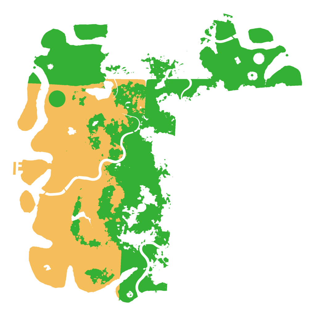 Biome Rust Map: Procedural Map, Size: 5000, Seed: 447198849