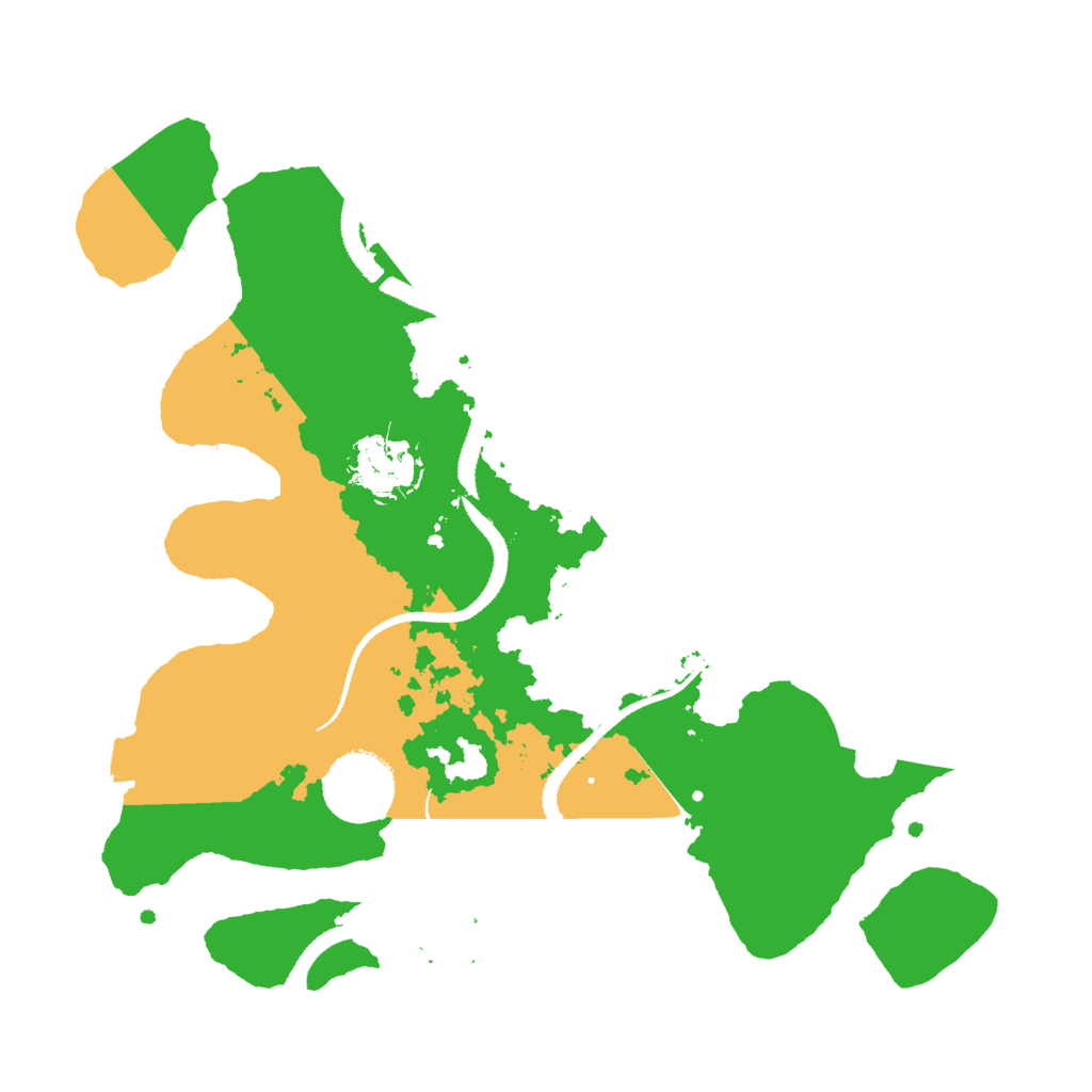 Biome Rust Map: Procedural Map, Size: 2900, Seed: 155720127
