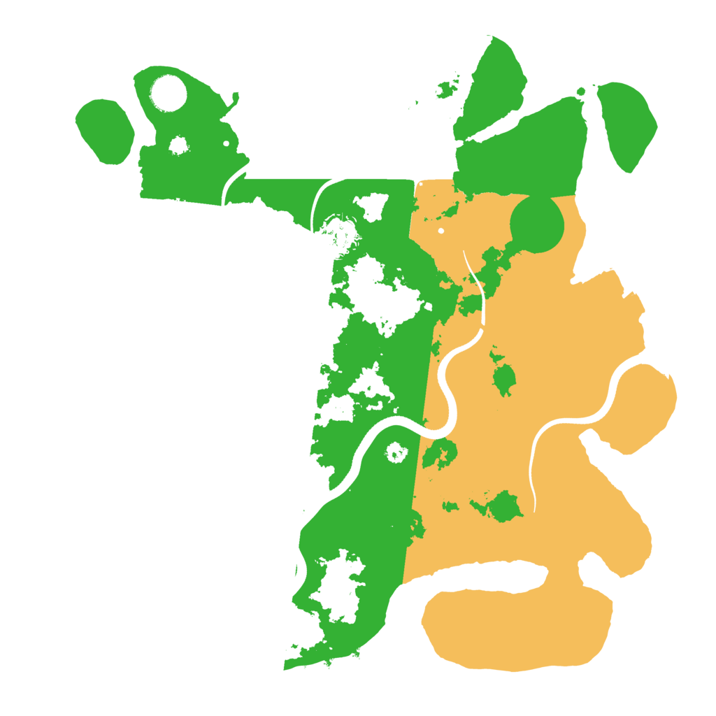 Biome Rust Map: Procedural Map, Size: 3500, Seed: 1819216532