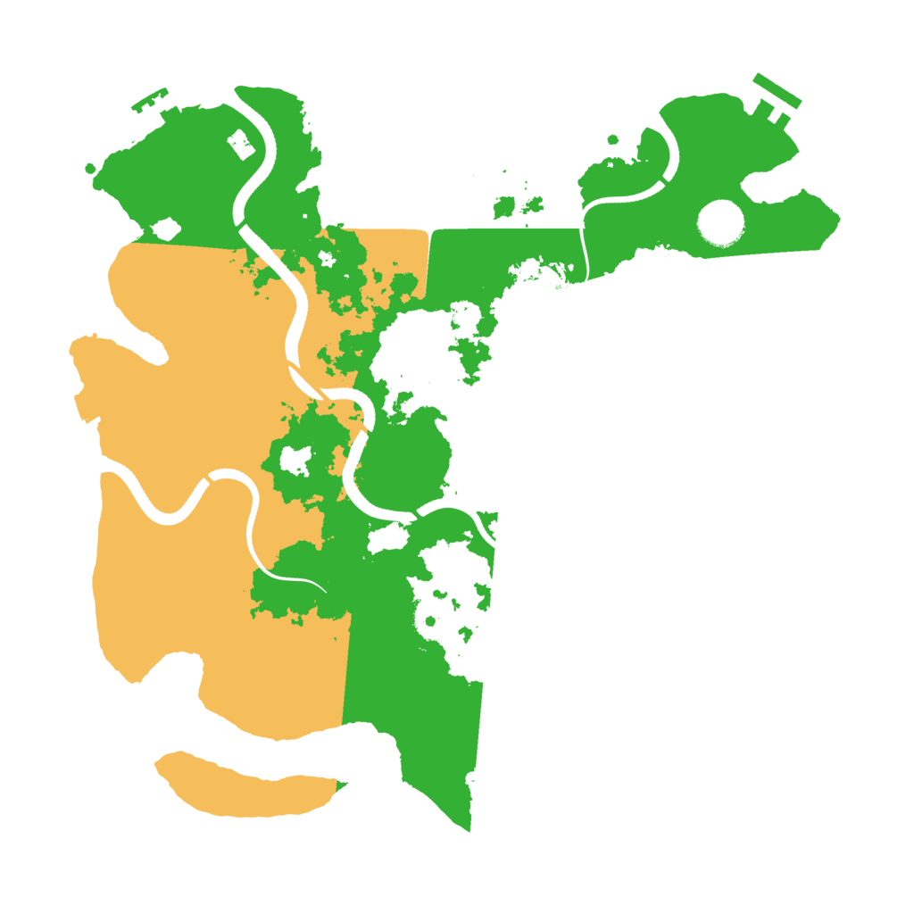 Biome Rust Map: Procedural Map, Size: 3500, Seed: 1406413081