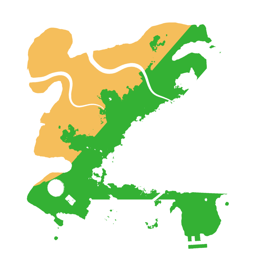 Biome Rust Map: Procedural Map, Size: 2850, Seed: 1378267245