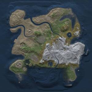 Thumbnail Rust Map: Procedural Map, Size: 2850, Seed: 1378267245, 12 Monuments