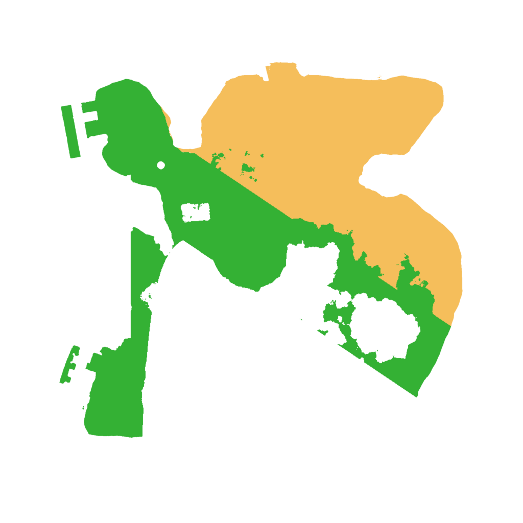 Biome Rust Map: Procedural Map, Size: 2000, Seed: 1611139326
