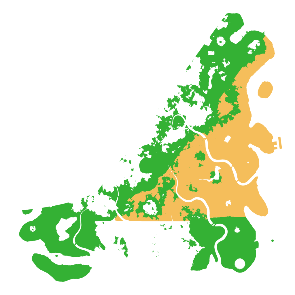 Biome Rust Map: Procedural Map, Size: 5000, Seed: 8391684