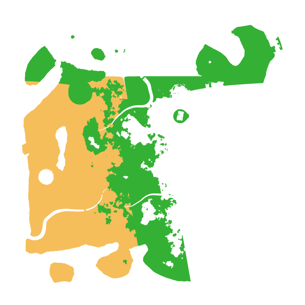 Biome Rust Map: Procedural Map, Size: 3500, Seed: 655401781