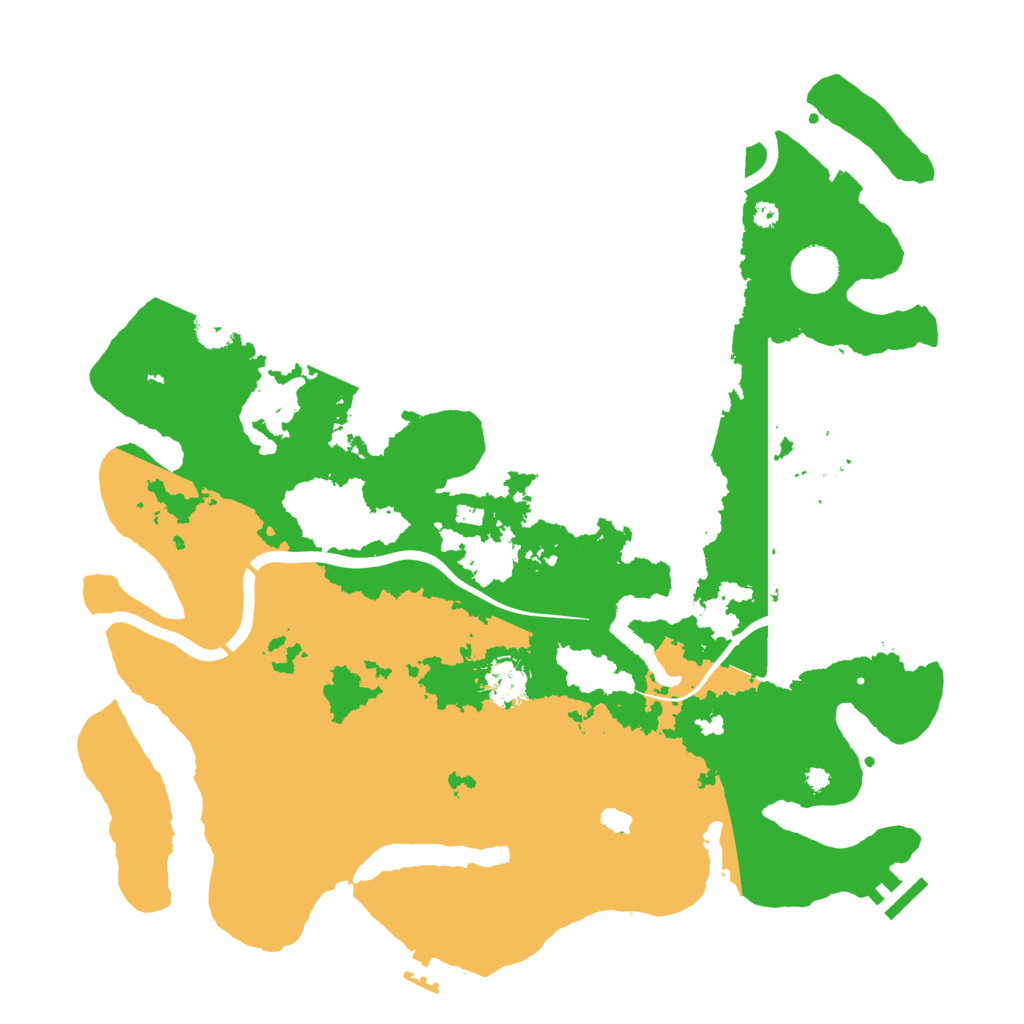 Biome Rust Map: Procedural Map, Size: 4000, Seed: 654652