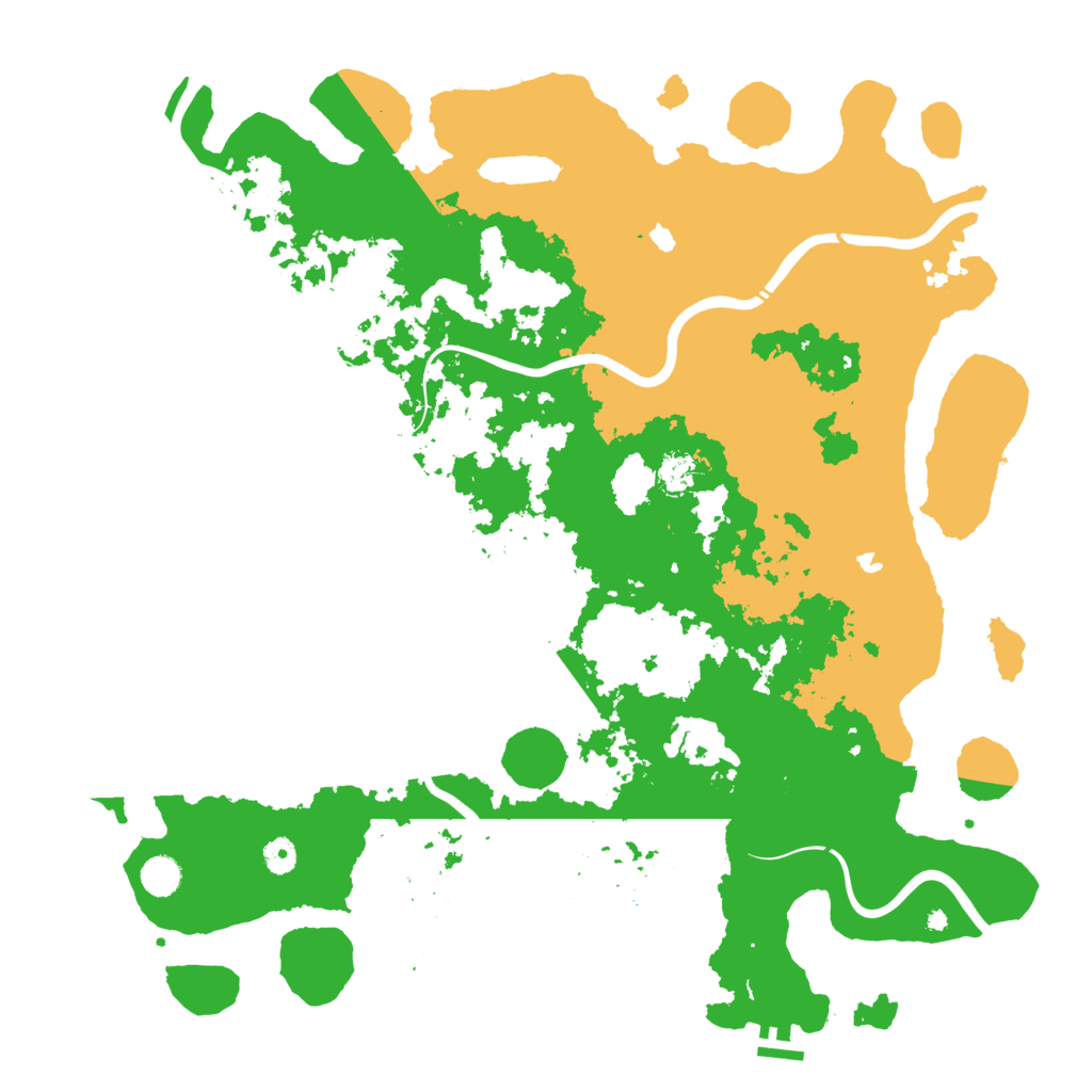 Biome Rust Map: Procedural Map, Size: 4750, Seed: 890421095