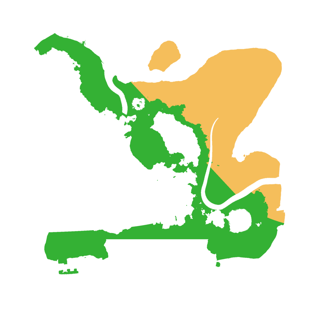 Biome Rust Map: Procedural Map, Size: 2500, Seed: 899992398