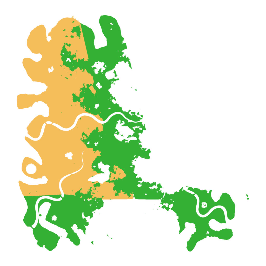 Biome Rust Map: Procedural Map, Size: 4500, Seed: 537617846