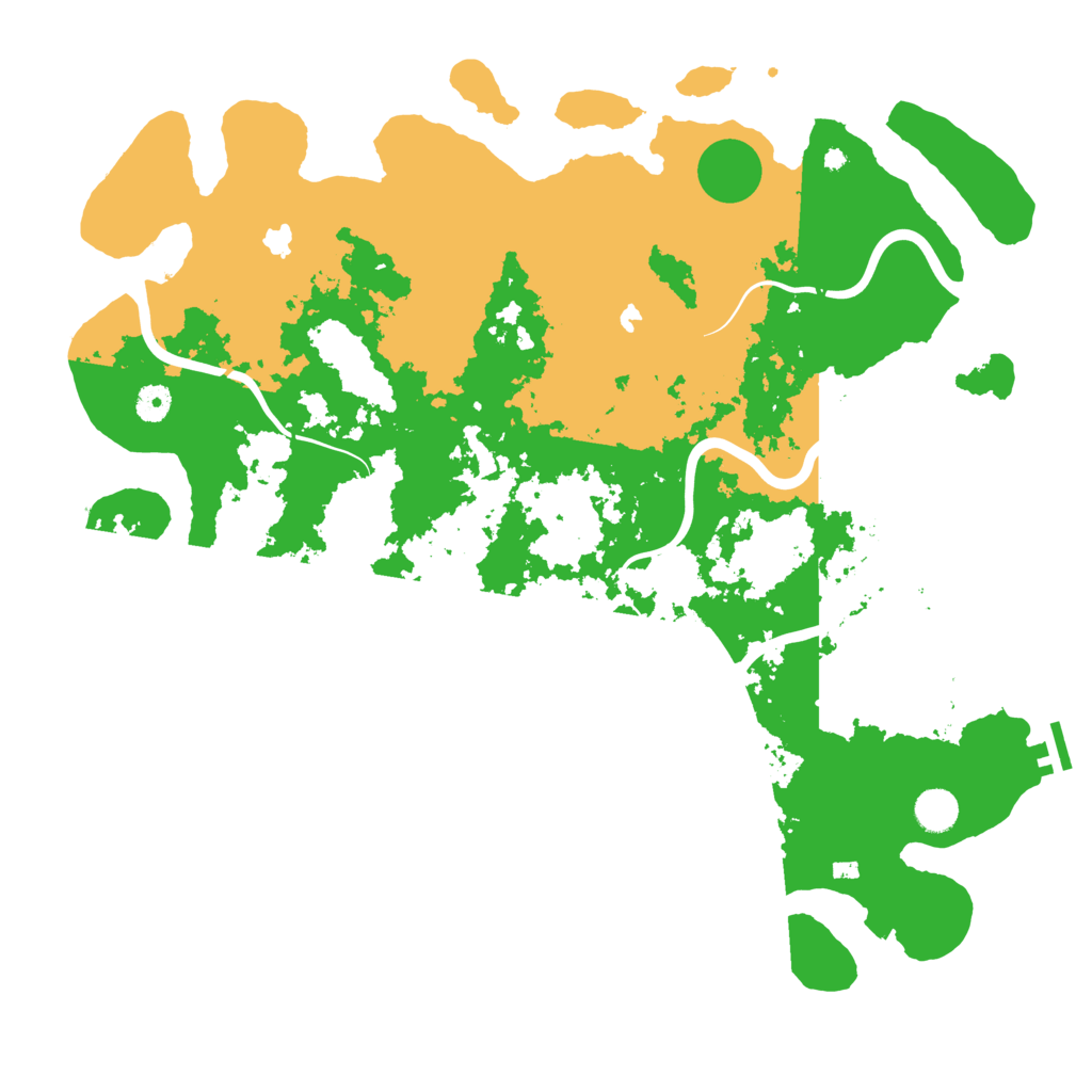 Biome Rust Map: Procedural Map, Size: 4500, Seed: 375594272
