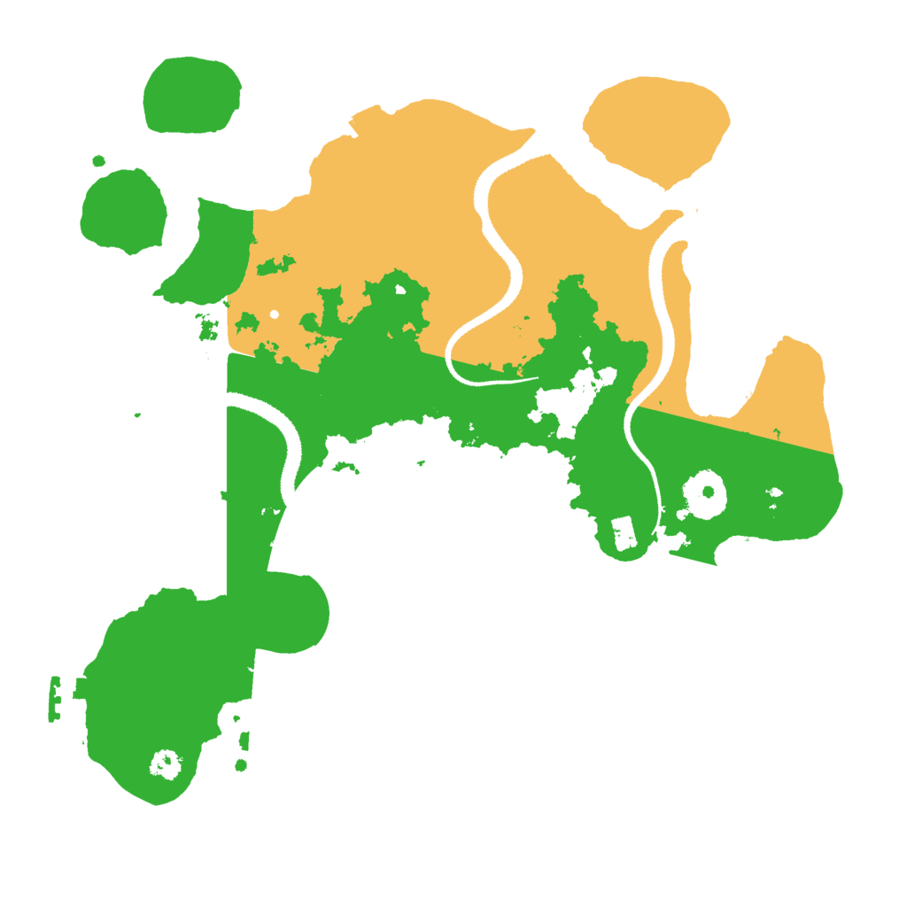 Biome Rust Map: Procedural Map, Size: 3000, Seed: 1418638359