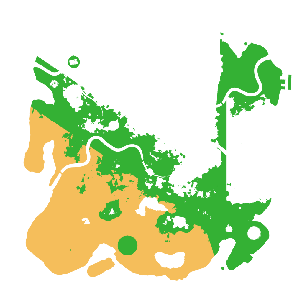 Biome Rust Map: Procedural Map, Size: 4050, Seed: 922493148
