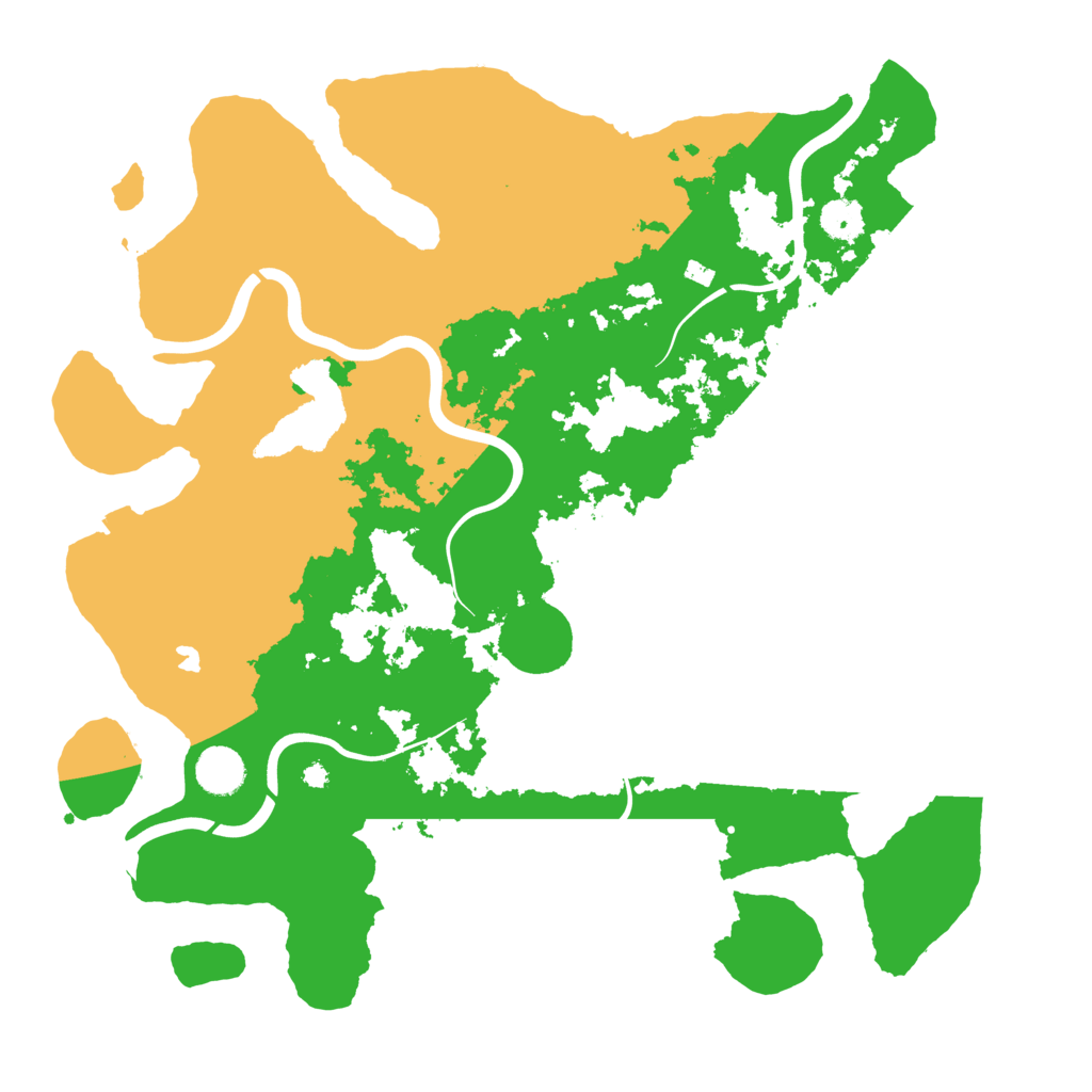 Biome Rust Map: Procedural Map, Size: 4050, Seed: 79314524