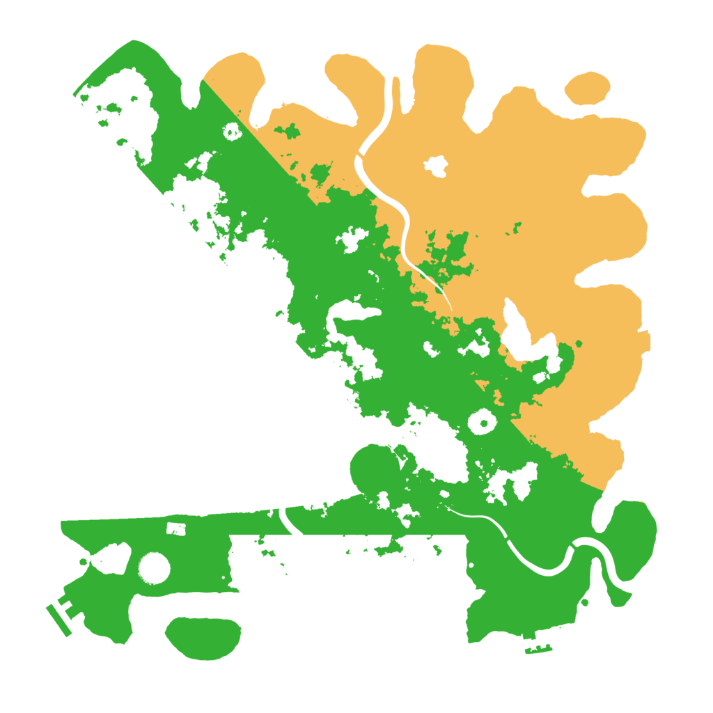 Biome Rust Map: Procedural Map, Size: 4000, Seed: 49855