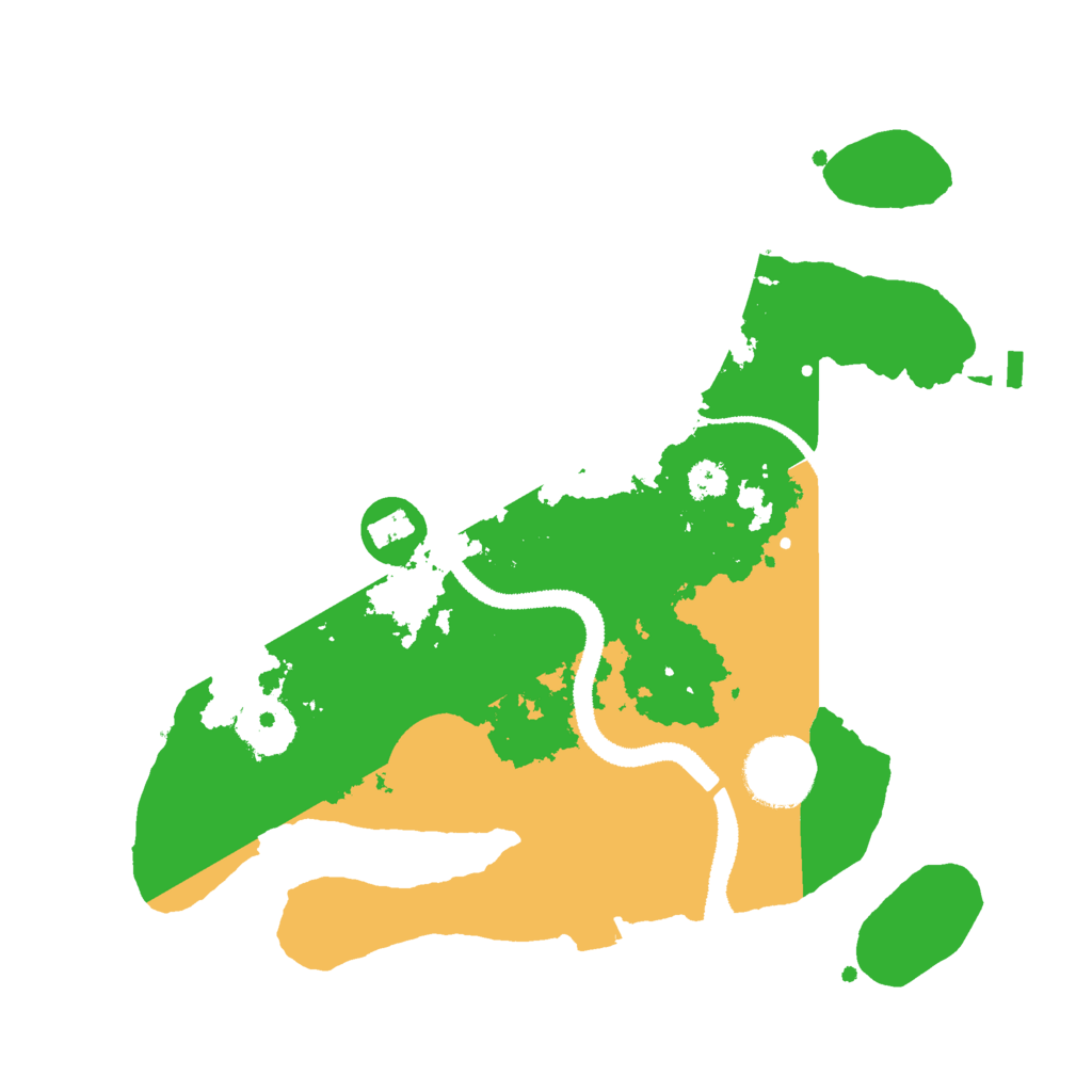 Biome Rust Map: Procedural Map, Size: 2800, Seed: 1792814593