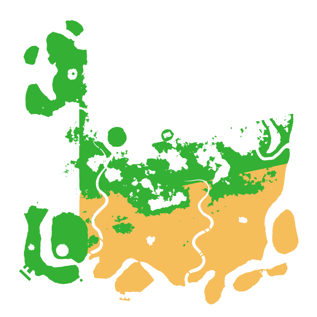 Biome Rust Map: Procedural Map, Size: 4500, Seed: 5547
