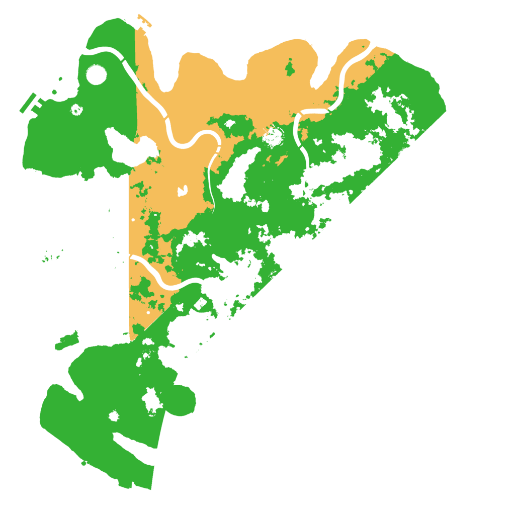 Biome Rust Map: Procedural Map, Size: 4500, Seed: 92835