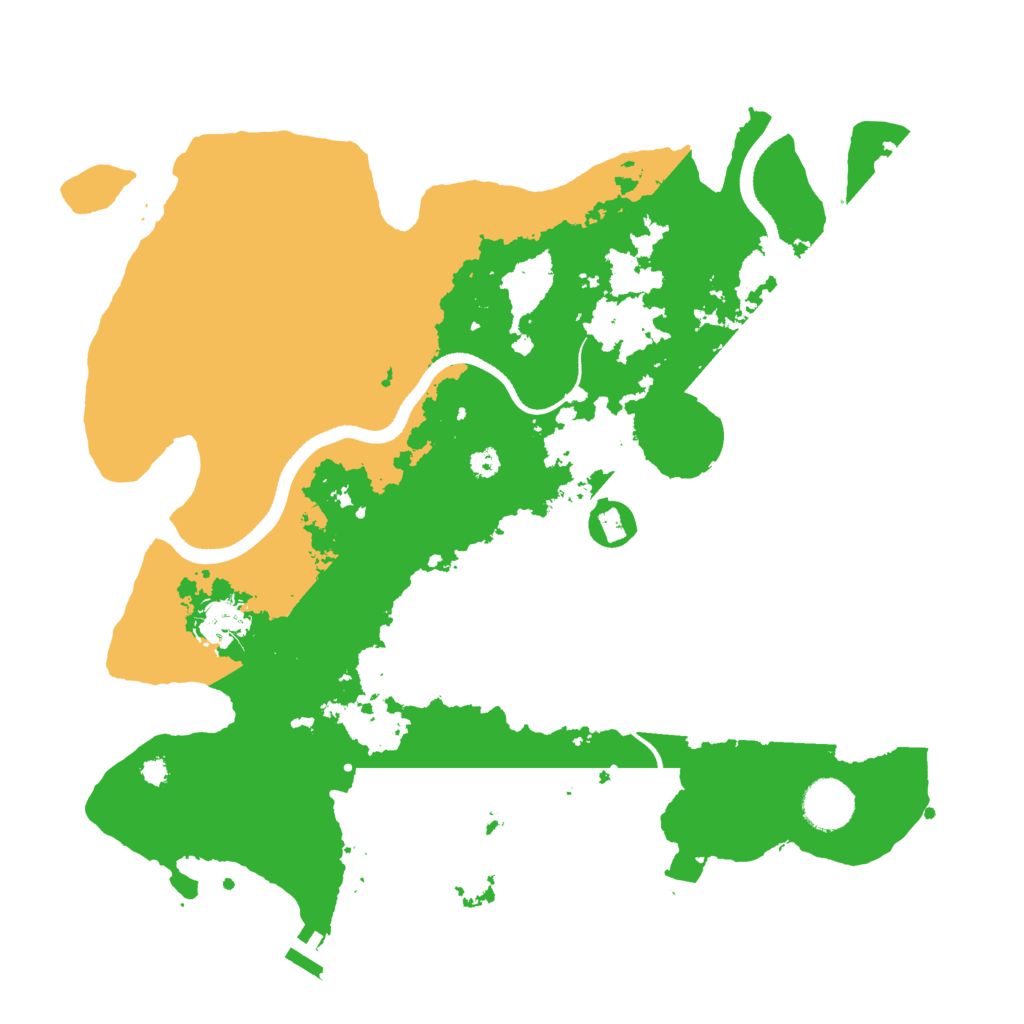 Biome Rust Map: Procedural Map, Size: 3500, Seed: 1378267245