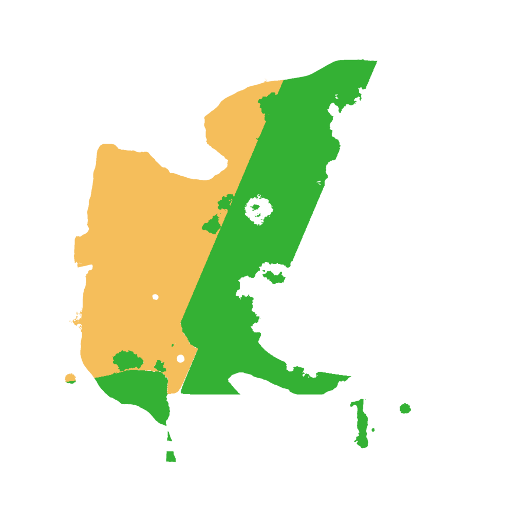 Biome Rust Map: Procedural Map, Size: 2000, Seed: 233105077