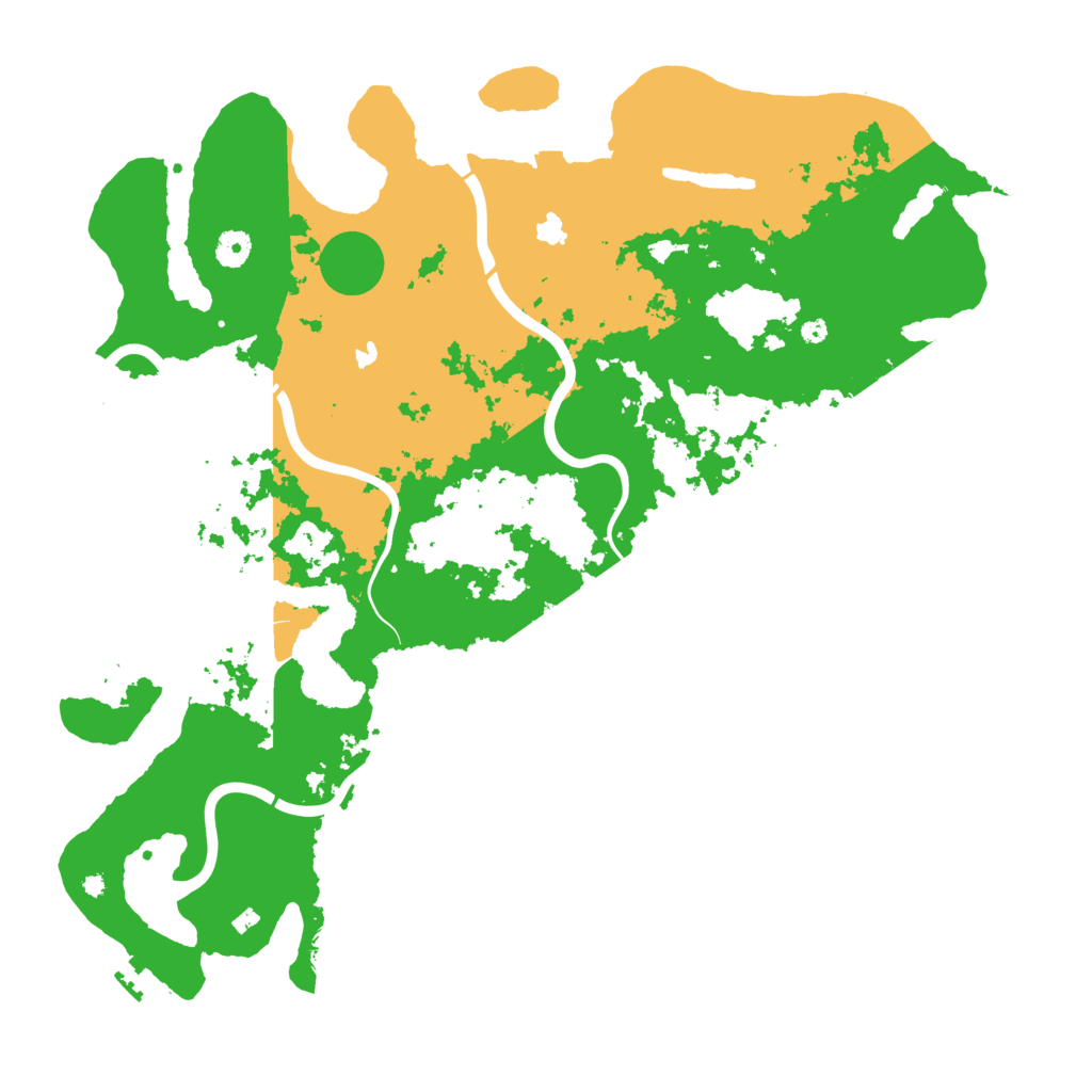 Biome Rust Map: Procedural Map, Size: 4500, Seed: 1819170037