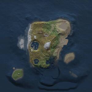 Thumbnail Rust Map: Procedural Map, Size: 1742, Seed: 176194286, 3 Monuments