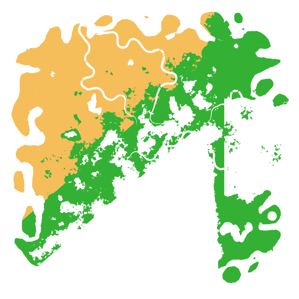Biome Rust Map: Procedural Map, Size: 6000, Seed: 1866061699