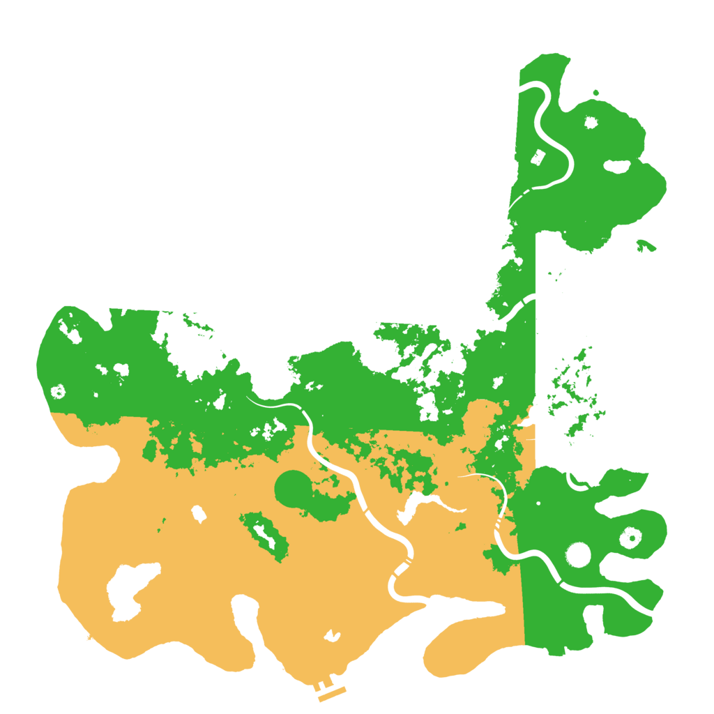 Biome Rust Map: Procedural Map, Size: 5000, Seed: 1047310202