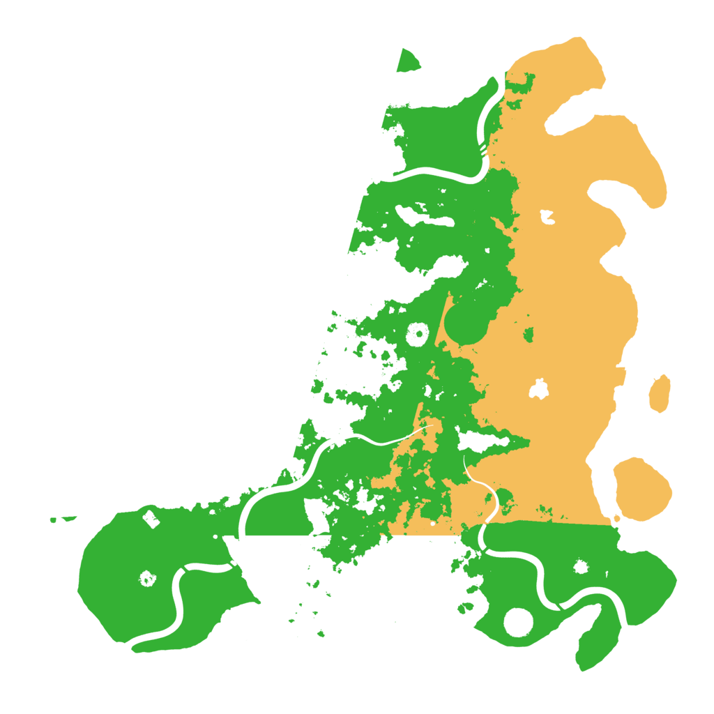 Biome Rust Map: Procedural Map, Size: 4500, Seed: 19265738