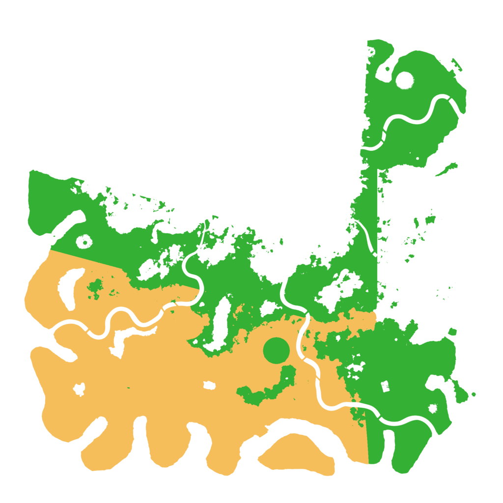 Biome Rust Map: Procedural Map, Size: 5000, Seed: 1625102819