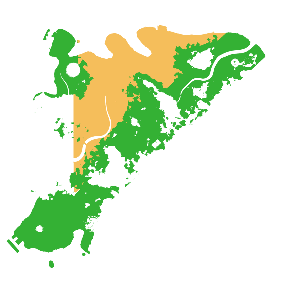 Biome Rust Map: Procedural Map, Size: 3700, Seed: 894662016