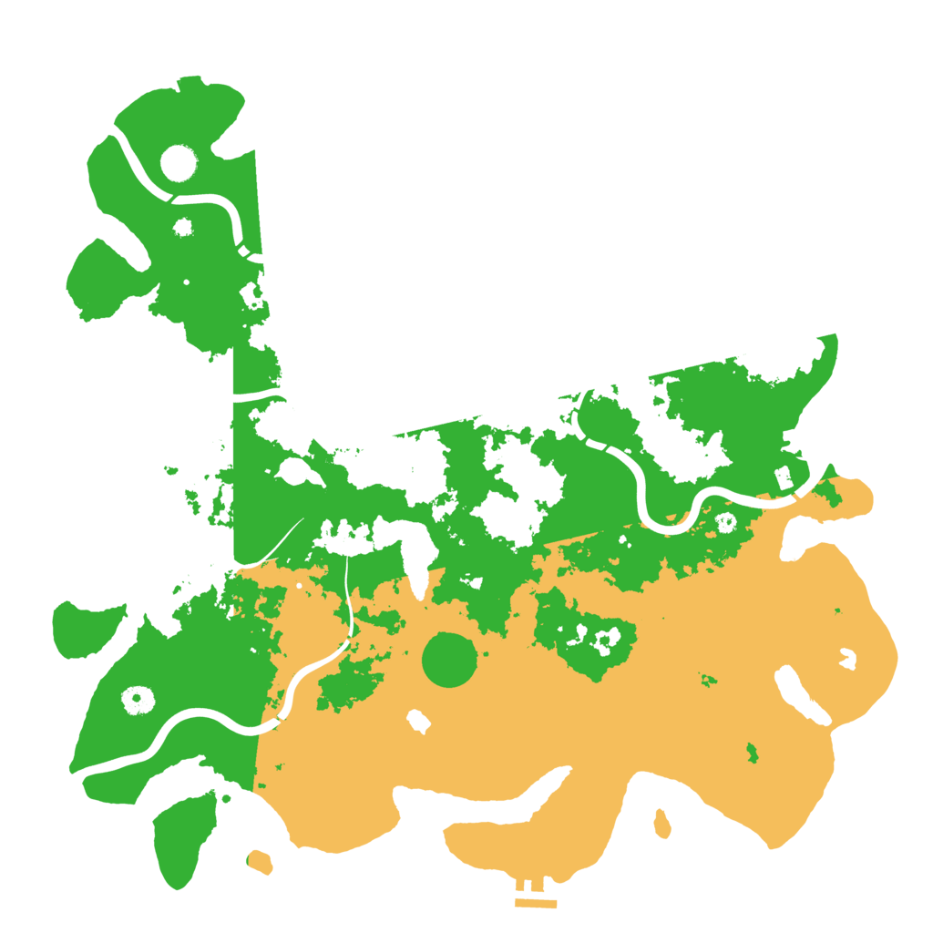 Biome Rust Map: Procedural Map, Size: 4500, Seed: 1214497996
