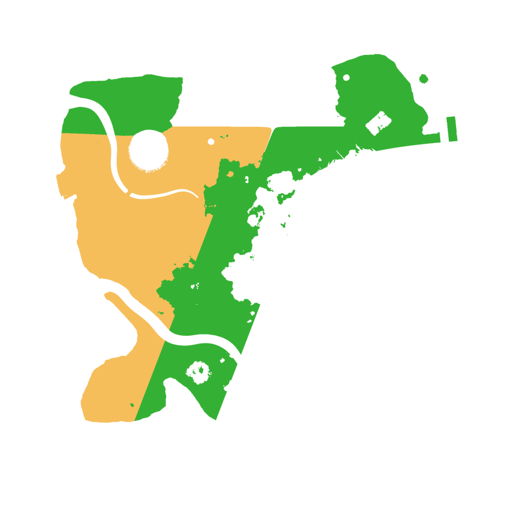 Biome Rust Map: Procedural Map, Size: 2300, Seed: 35325
