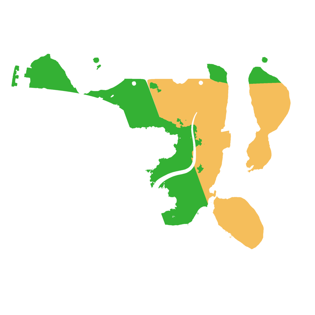 Biome Rust Map: Procedural Map, Size: 2200, Seed: 1722782842