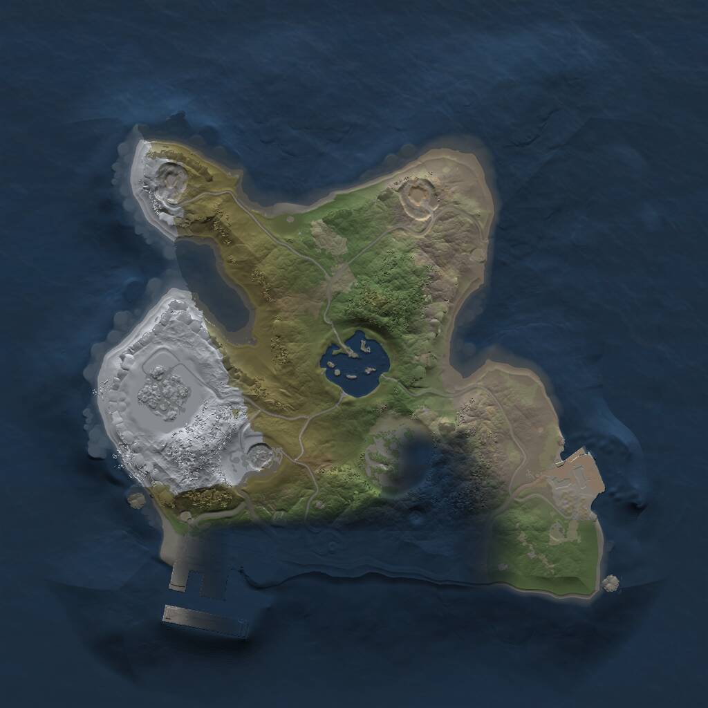 Rust Map: Procedural Map, Size: 1700, Seed: 67456, 5 Monuments