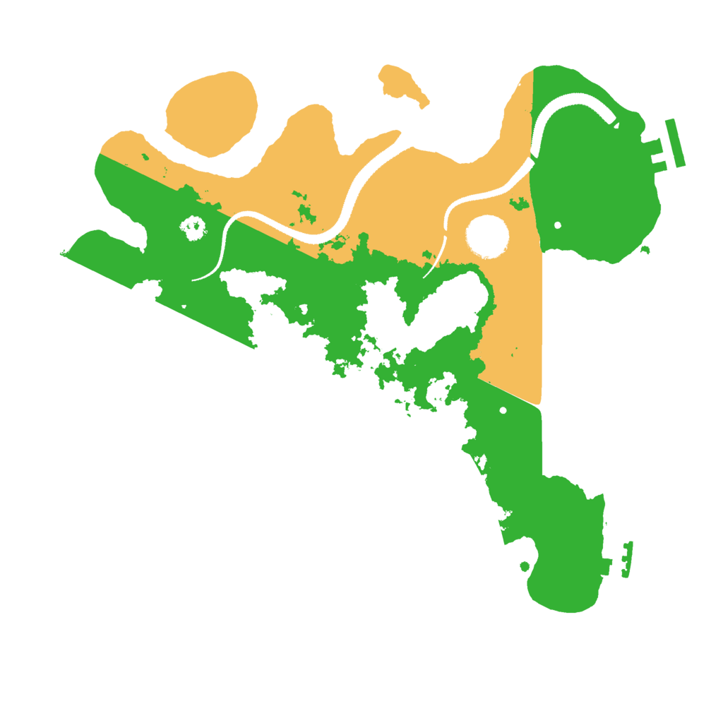 Biome Rust Map: Procedural Map, Size: 3000, Seed: 1270244266