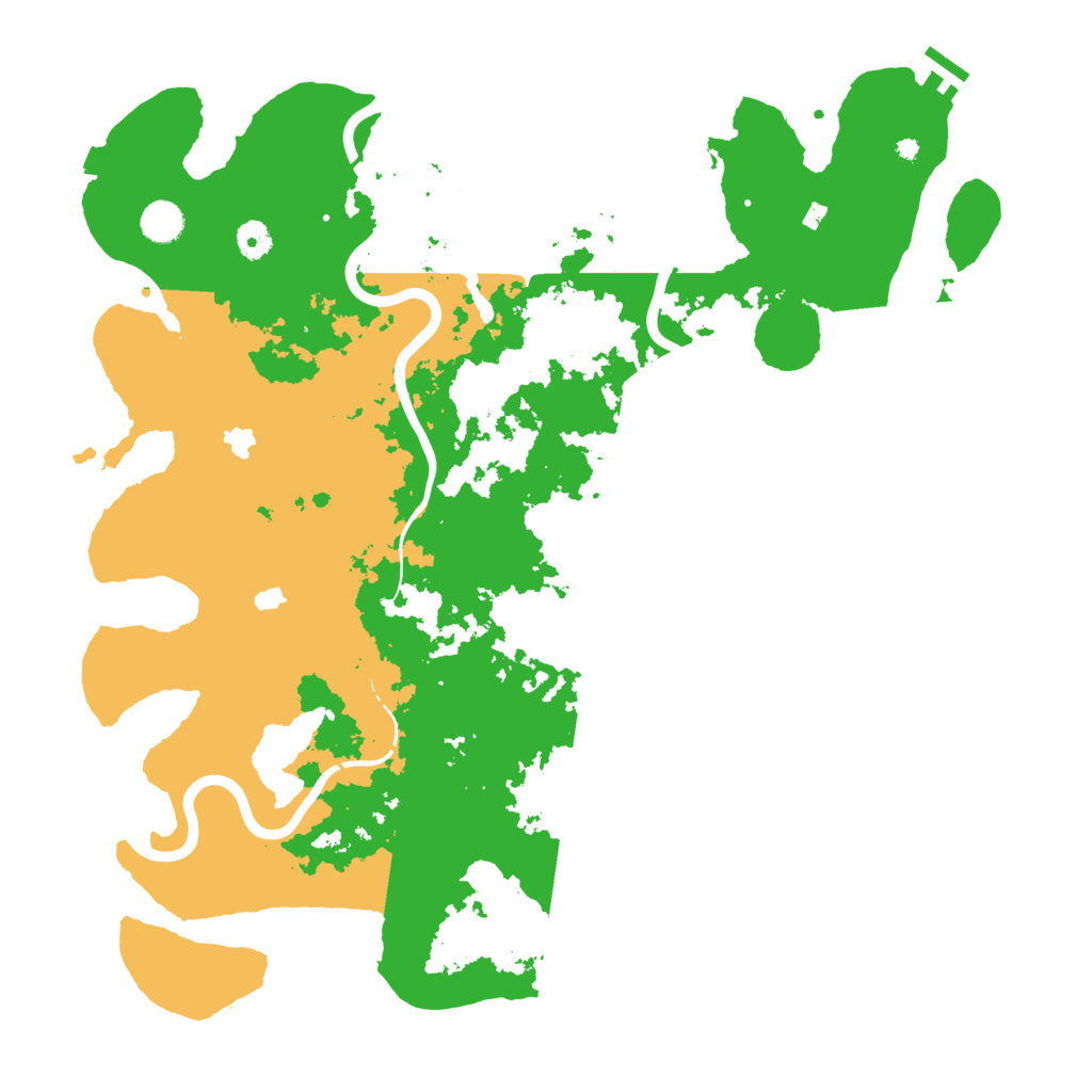 Biome Rust Map: Procedural Map, Size: 4500, Seed: 181001585