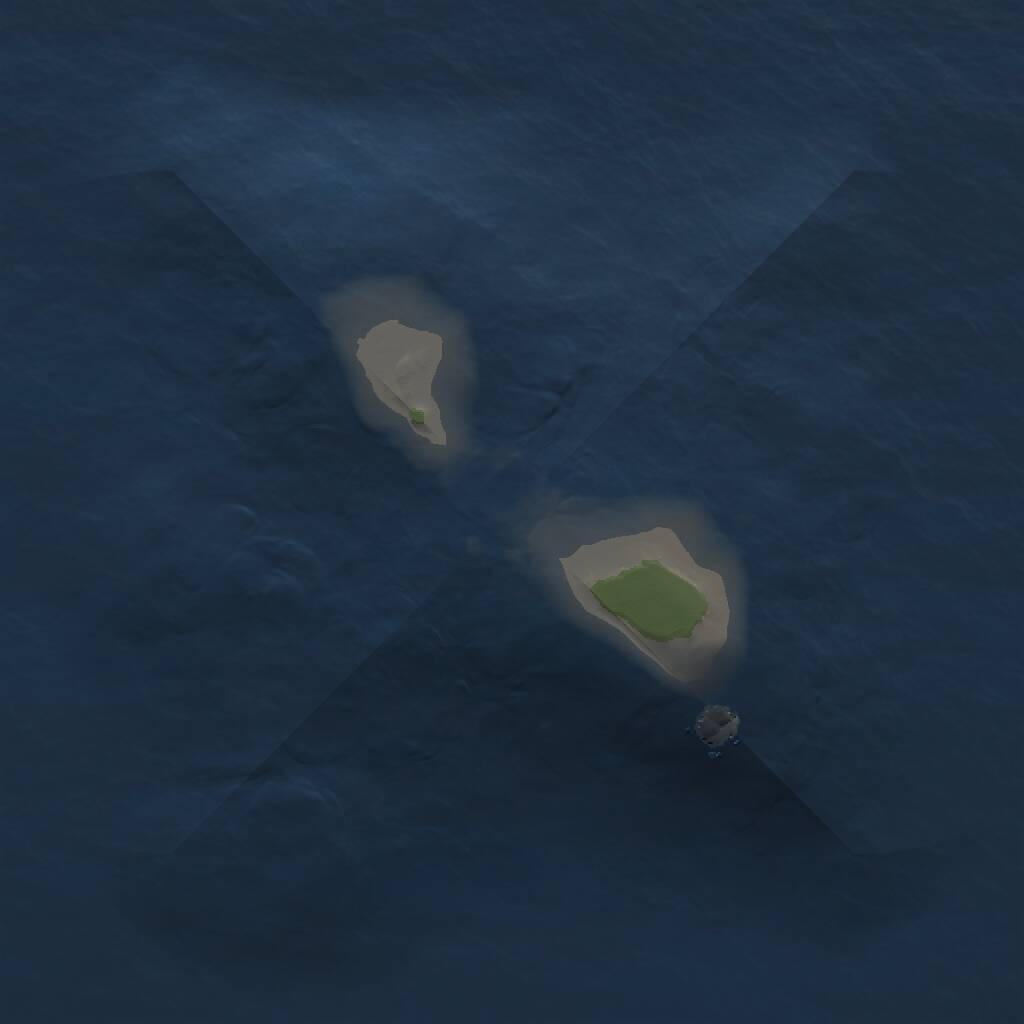 Rust Map: Procedural Map, Size: 1000, Seed: 2036699880, 1 Monuments