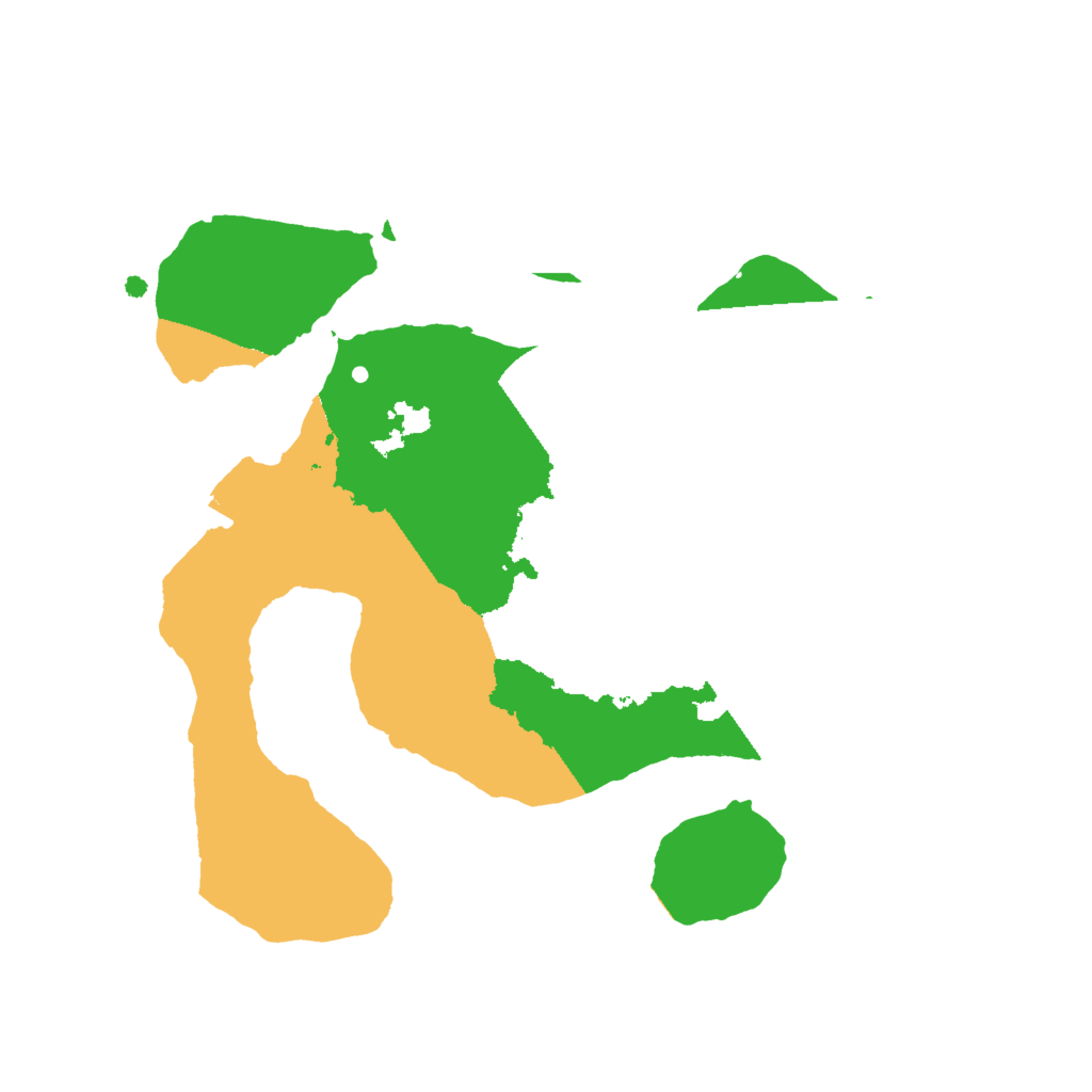 Biome Rust Map: Procedural Map, Size: 2000, Seed: 521924619