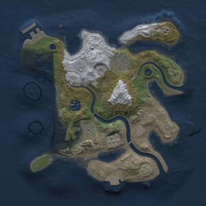 Thumbnail Rust Map: Procedural Map, Size: 2600, Seed: 420696767, 9 Monuments